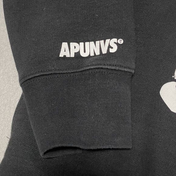 Aape By A Bathing Ape Hoodie Medium Black Somewhere In The AAPE Universe APUNVS - Picture 3 of 16